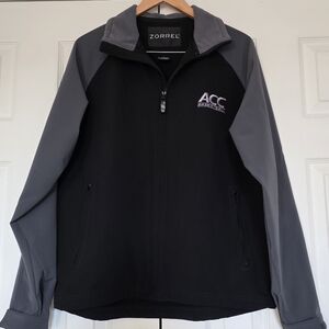Zorrel ACC Basketball Logo Men's Black and Gray Jacket, Size Large